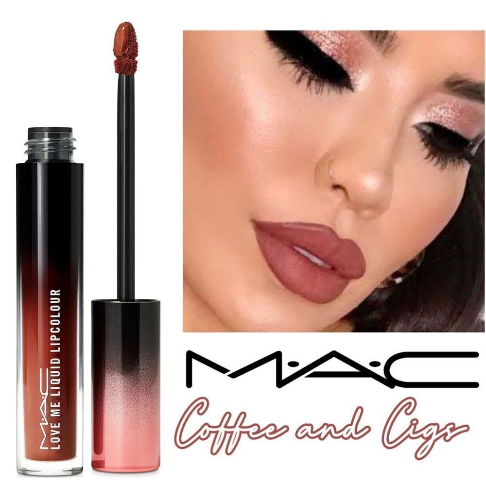 MAC COFFEE & C*GS LOVE ME LIQUID LIPSTICK (Cool Tone Greyish Brown)